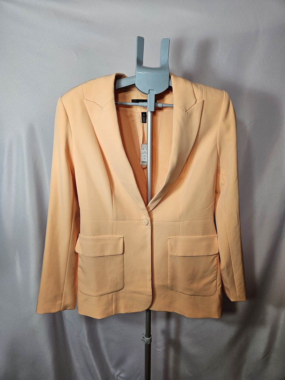 White House Black Market Ray of Light Blazer 10 One-Button Lined Lightweight